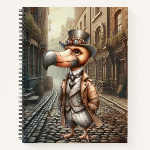 Cuaderno Bloc de notas en espiral de acero Dodo