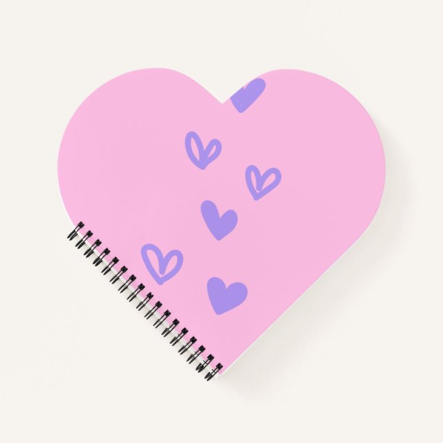 Cuaderno Bloc de notas en espiral de amor (Anverso)