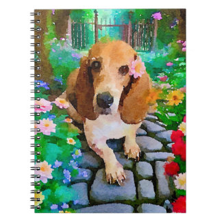 Cuaderno Bloc de notas en espiral de anclaje basset