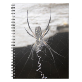 Cuaderno bloc de notas en espiral de araña
