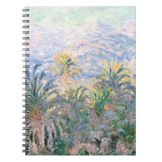 Cuaderno Bloc de notas en espiral de árboles de palmeras mo