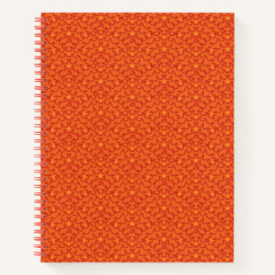 Cuaderno Bloc de notas en espiral de arcos de fuego