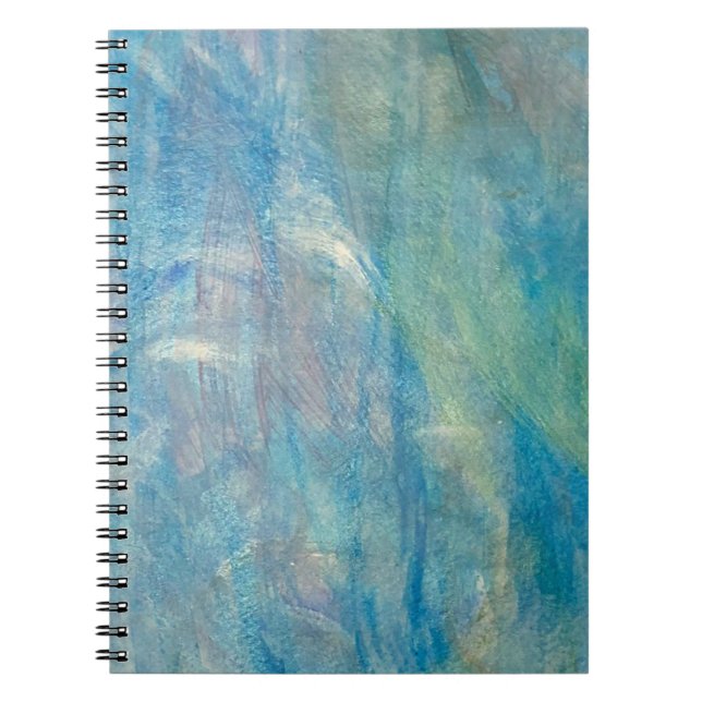 Cuaderno Bloc de notas en espiral de arte abstracto (Frente)
