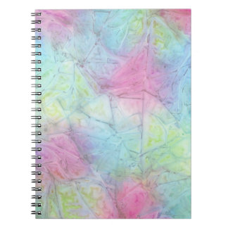 Cuaderno Bloc de notas en espiral de borrosidad multicolor
