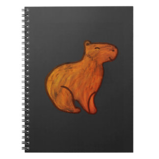 Cuaderno Bloc de notas en espiral de capibara