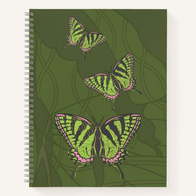 Cuaderno Bloc de notas en espiral de cola céltica (Anverso)
