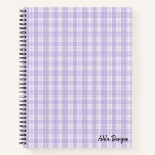 Cuaderno Bloc de notas en espiral de color púrpura
