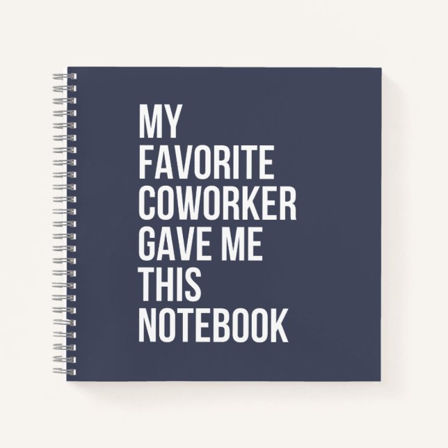 Cuaderno bloc de notas en espiral de coworker (Anverso)