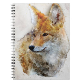 Cuaderno bloc de notas en espiral de Coyote