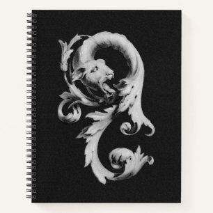 Cuaderno Bloc de notas en espiral de creatura gótica