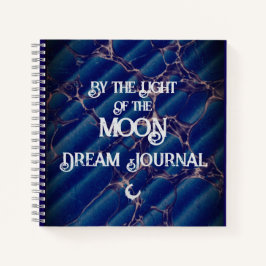 Cuaderno bloc de notas en espiral de Dream Journal (Luna)