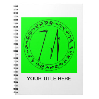 Cuaderno Bloc de notas en espiral de ejecución