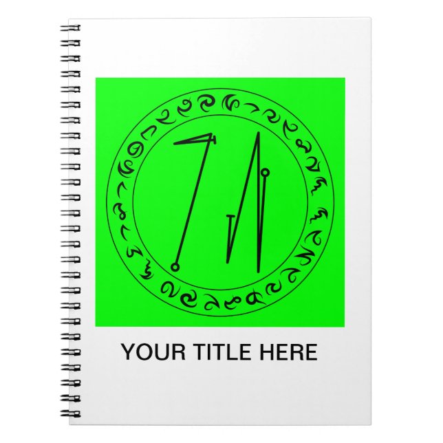 Cuaderno Bloc de notas en espiral de ejecución (Frente)