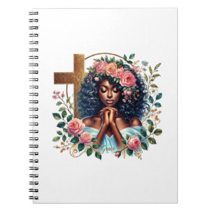 Cuaderno bloc de notas en espiral de fe