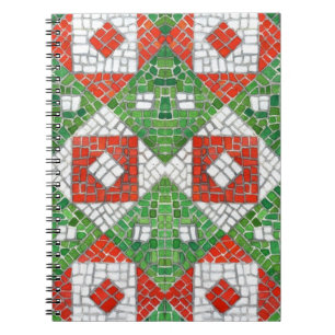 Cuaderno Bloc de notas en espiral de FESTIVAY MOSAIC 6.5x8.