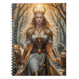 Cuaderno Bloc de notas en espiral de Freyja | Inspirada en 
