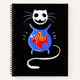 Cuaderno Bloc de notas en espiral de gatos gatitos