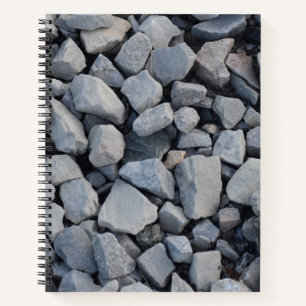 Cuaderno Bloc de notas en espiral de grava
