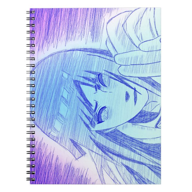 Cuaderno Bloc de notas en espiral de Hinata (Frente)