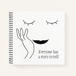Cuaderno Bloc de notas en espiral de historias