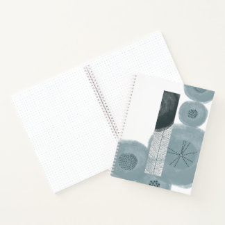 Cuaderno bloc de notas en espiral de hojas_2 de objet_9_oto