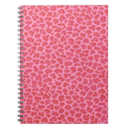 Cuaderno Bloc de notas en espiral de impresión de leopardo 