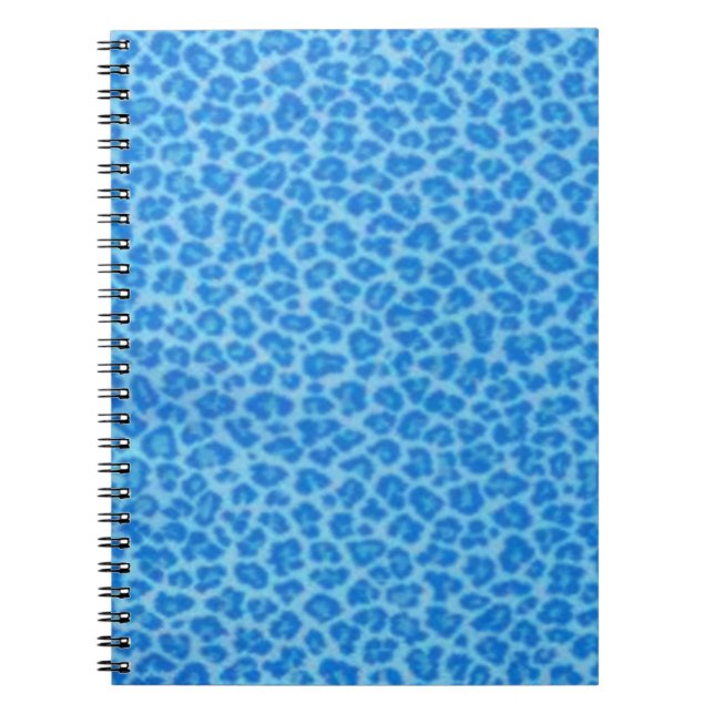 Cuaderno Bloc de notas en espiral de impresión de leopardo  (Frente)
