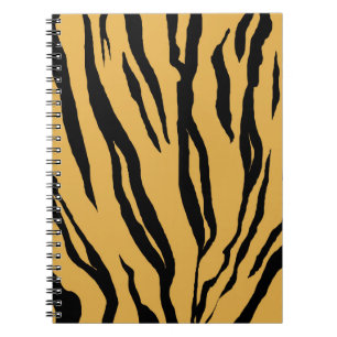 Cuaderno Bloc de notas en espiral de impresión tigre