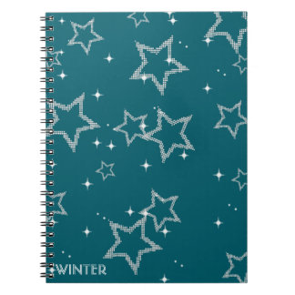 Cuaderno Bloc de notas en espiral de invierno