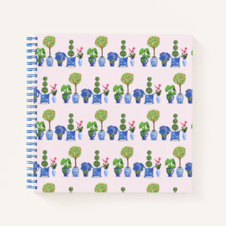 Cuaderno Bloc de notas en espiral de jardín superior