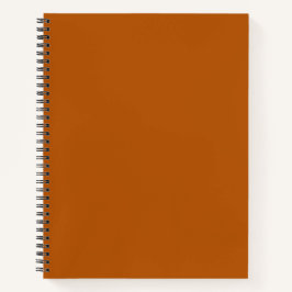 Cuaderno Bloc de notas en espiral de ladrillo naranja