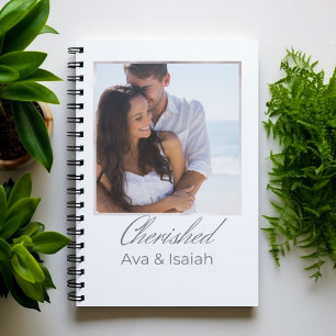 Cuaderno Bloc de notas en espiral de línea Keepsake con mar