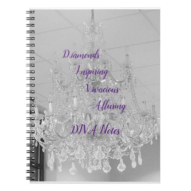 Cuaderno Bloc de notas en espiral de luces DIVA Life (Frente)