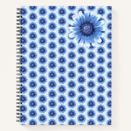 Cuaderno Bloc de notas en espiral de marea azul