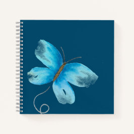 Cuaderno Bloc de notas en espiral de mariposa