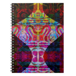 Cuaderno Bloc de notas en espiral de medios mixtos