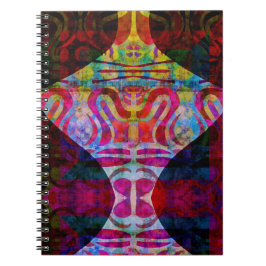 Cuaderno Bloc de notas en espiral de medios mixtos