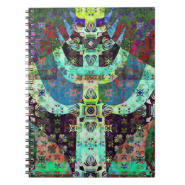 Cuaderno Bloc de notas en espiral de medios mixtos