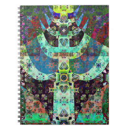 Cuaderno Bloc de notas en espiral de medios mixtos