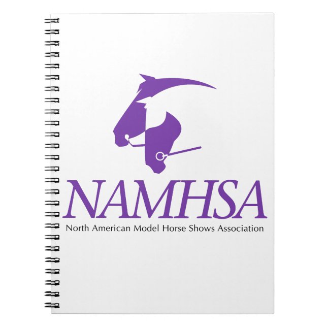 Cuaderno Bloc de notas en espiral de NAMHSA (Frente)
