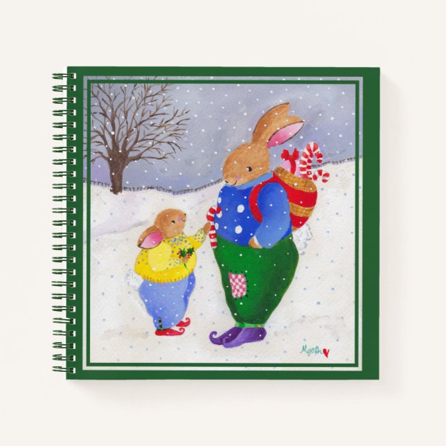 Cuaderno Bloc de notas en espiral de navidades (Anverso)