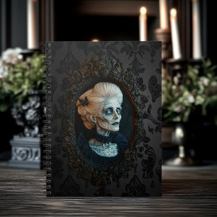 Cuaderno Bloc de notas en espiral de ojos malvados