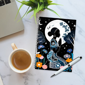 Cuaderno Bloc de notas en espiral de oraciones de mujeres n