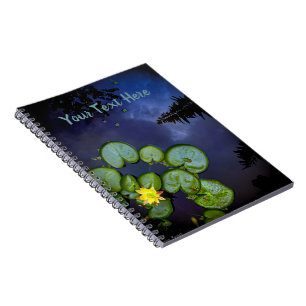 Cuaderno Bloc de notas en espiral de "paisaje abstracto"
