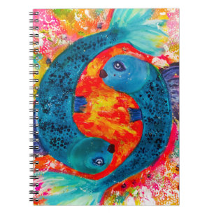 Cuaderno Bloc de notas en espiral de Pisces