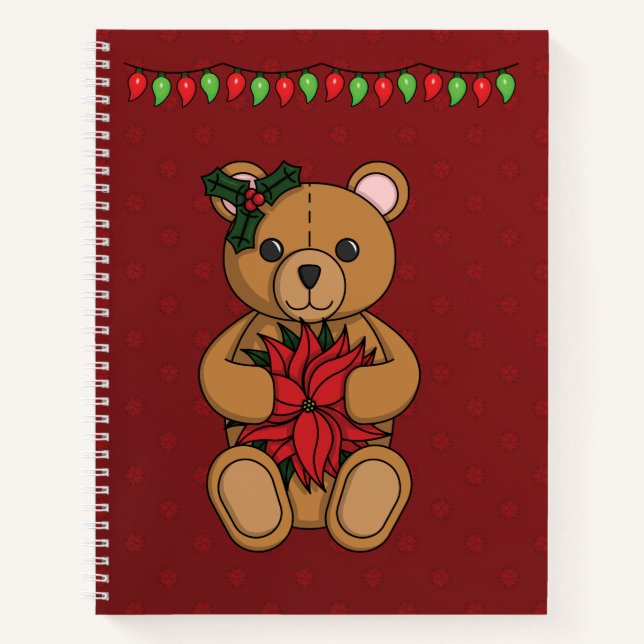 Cuaderno Bloc de notas en espiral de regalo de Teddy (Anverso)