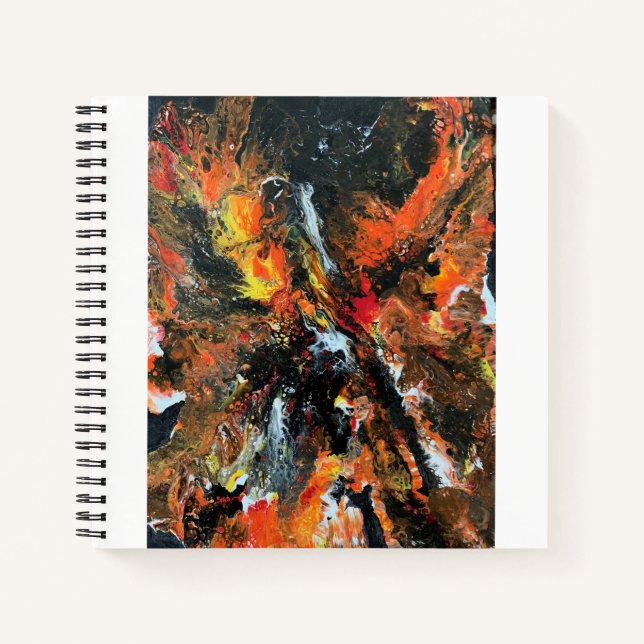 Cuaderno bloc de notas en espiral de renacimiento (Anverso)