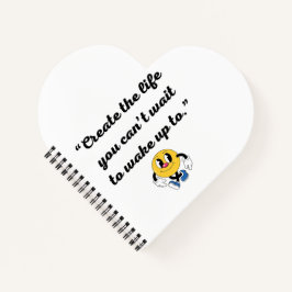 Cuaderno Bloc de notas en espiral de resumen tranquilo