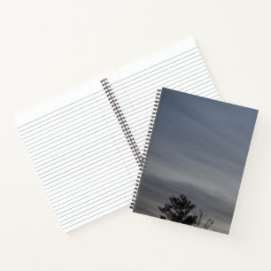 Cuaderno Bloc de notas en espiral de susurros por la noche