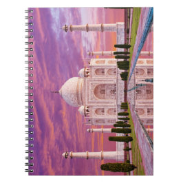 Cuaderno Bloc de notas en espiral de Taj Mahal
